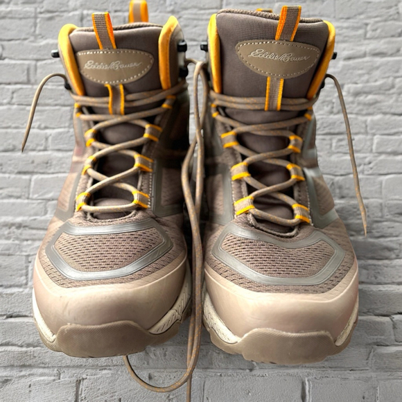 Eddie Bauer Men’s Size 10 Medium Rampart Ridge Trail Boots Memory Foam Gorpcore - Picture 1 of 11